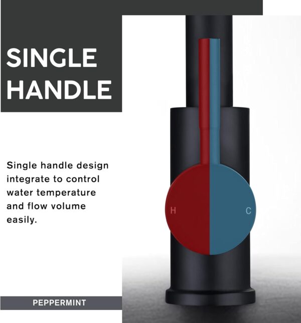 Kitchen Sink Mixer Tap 360 Swivel Spout Monobloc Mixers Faucet Single ...
